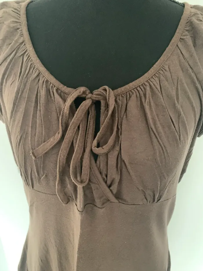 Joli haut marron Promod taille 42