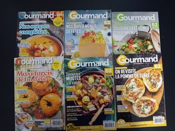Lot 6 magazines de recettes