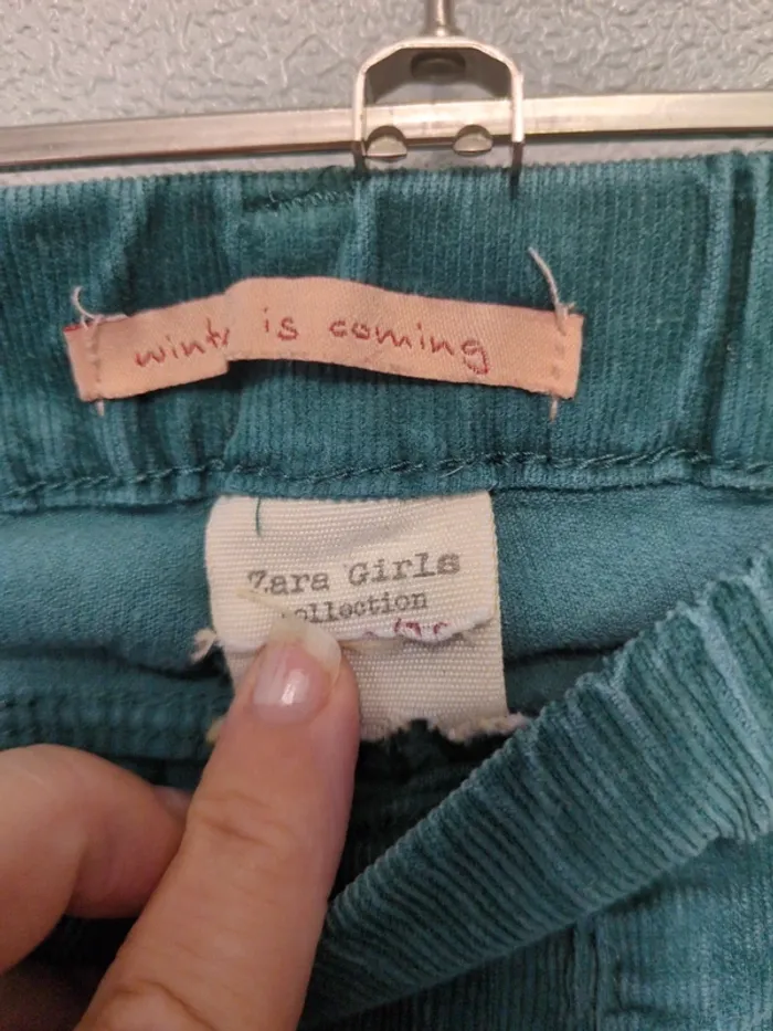 Pantalon velours côtelé fille 9/10 ans - photo numéro 4