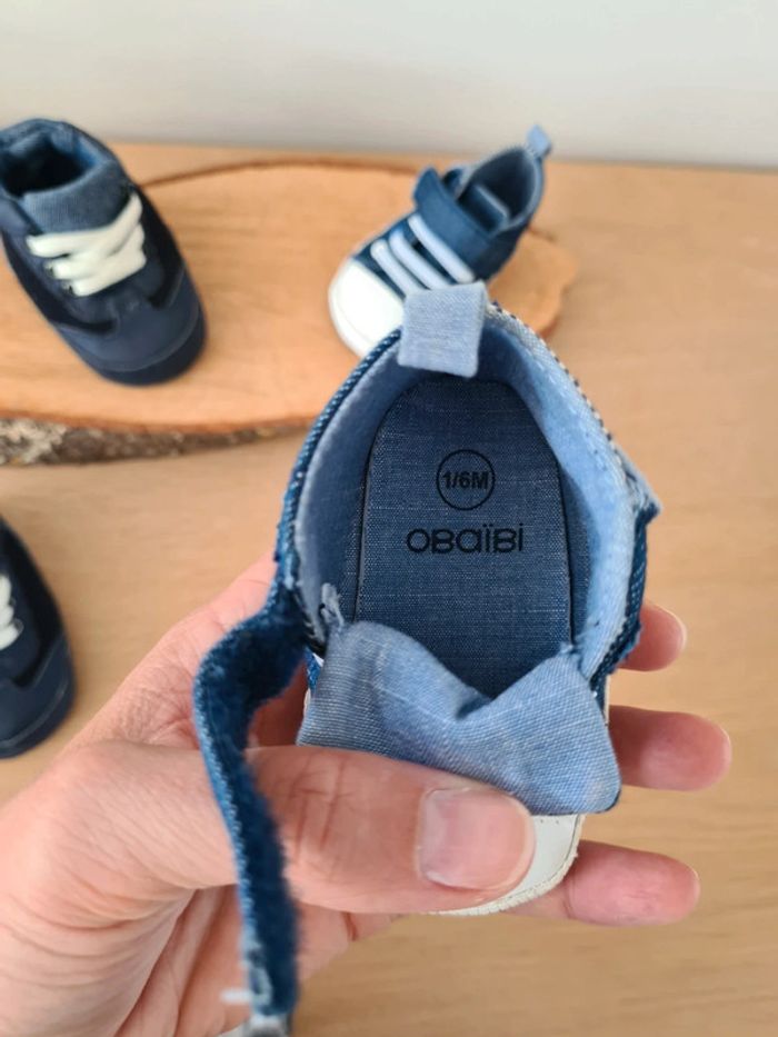 Chaussures pour bébé imitation basket - photo numéro 4