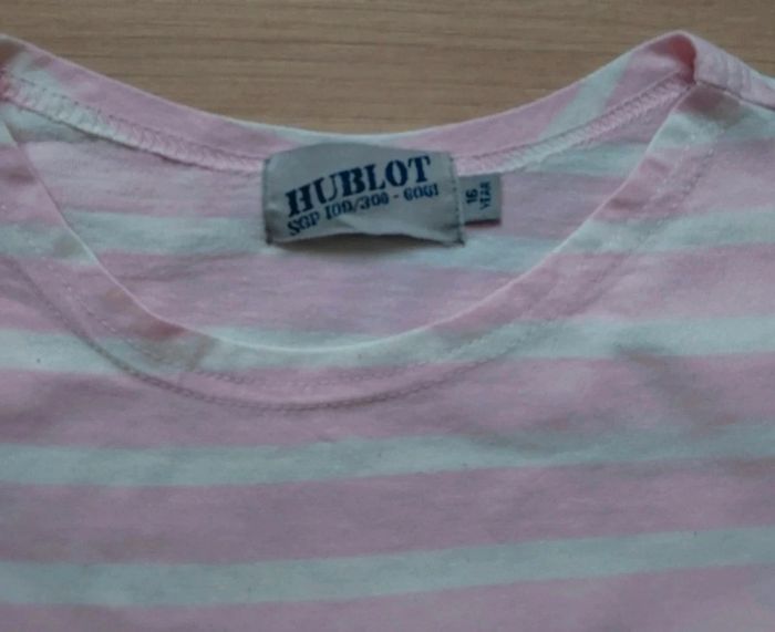 T-shirt Hublot marinière taille XS - photo numéro 2