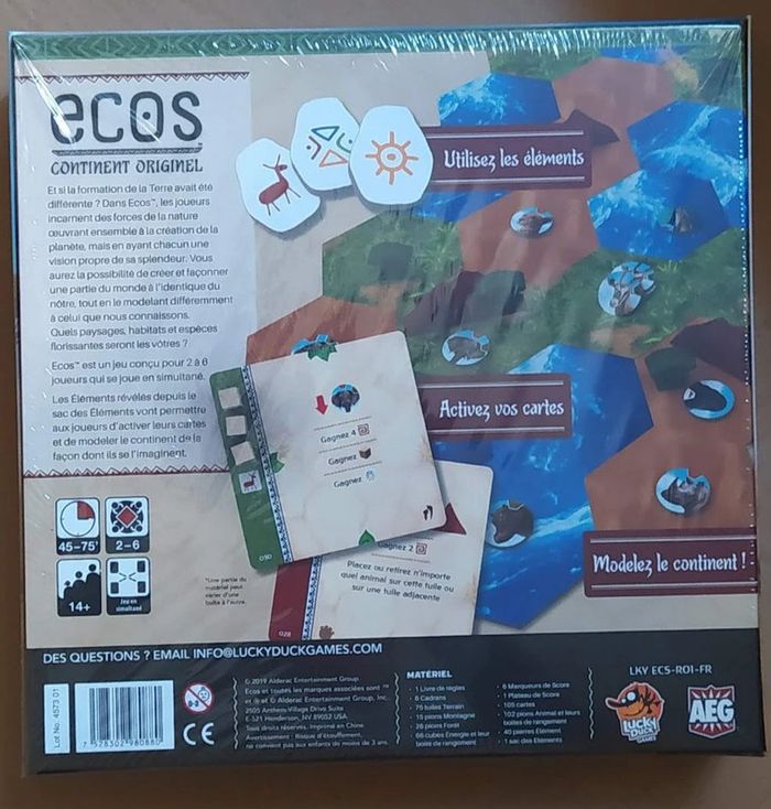 ECOS Continent Originel - Jeu de société sous emballage - Prix Ferme - photo numéro 2