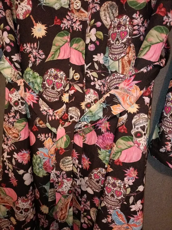 Robe chemise tête de mort - photo numéro 3