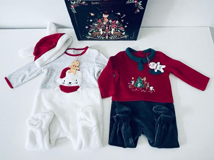 Lot de 2 pyjamas de Noël Sergent Major