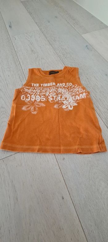 Tee-shirt sans manches enfant Timberland taille 4 ans
