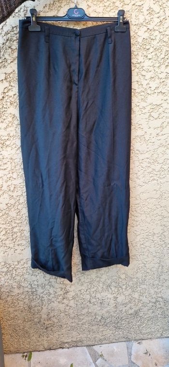 Pantalon type costume femme