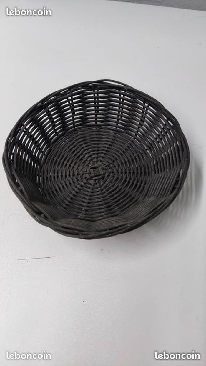 Panier en osier noir - photo numéro 4