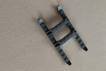 Rails pour traineau a hélicoptère lego 30248