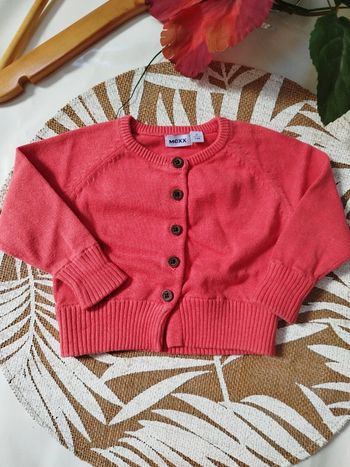 Gilet à boutons rose 3-6 mois fille 62 cm Mexx
