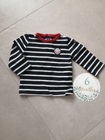 T-shirt marinière 6 mois