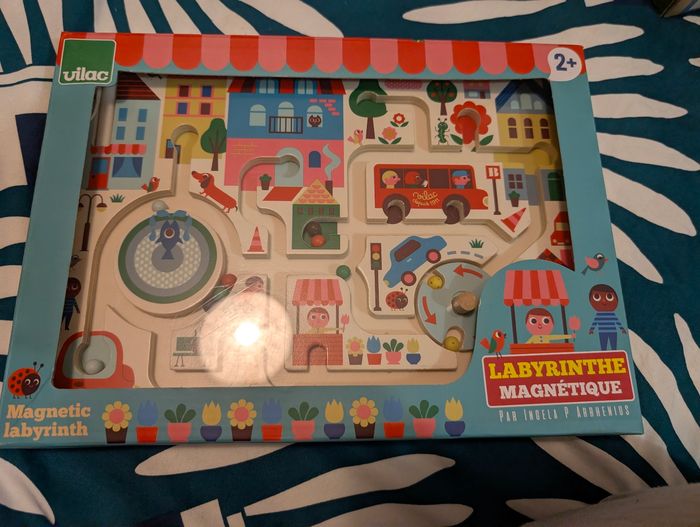 Labyrinthe magnétique bois