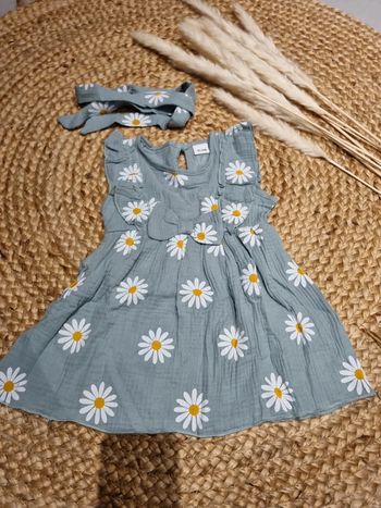 Robe été gaze de coton