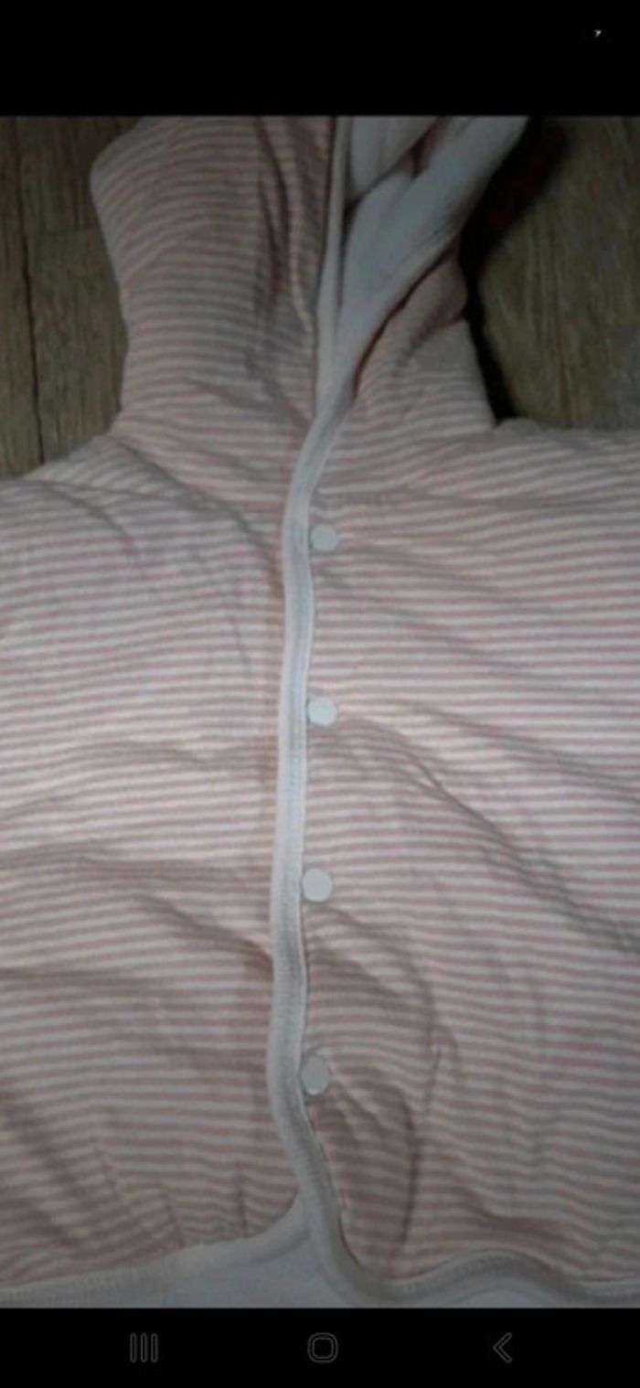 Veste polaire réversible Kitchoun 6mois 67cm 👻 - photo numéro 2