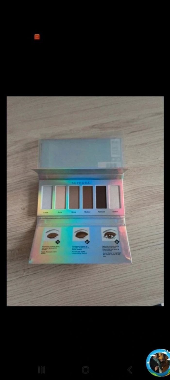 Palette holographic nude sephora