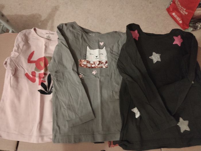 Lot t-shirt manches longues