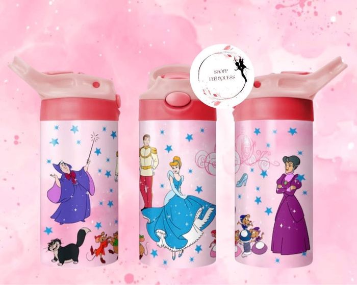 Cendrillon familly - Gourde Thermos Kids