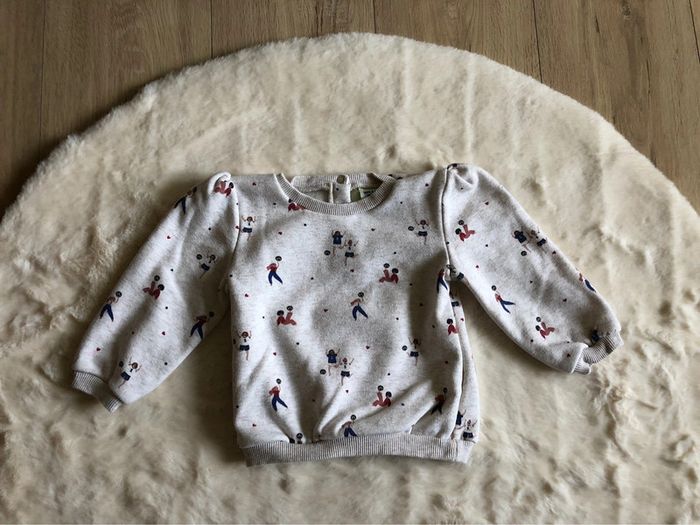 Sweat football fille Tape à l’œil 18 mois 80cm