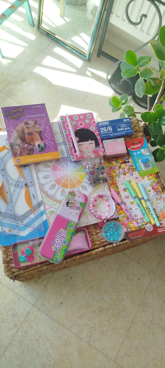 Lot fournitures scolaires pour enfants 🍍 - photo numéro 7