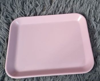 Petit plateau rose