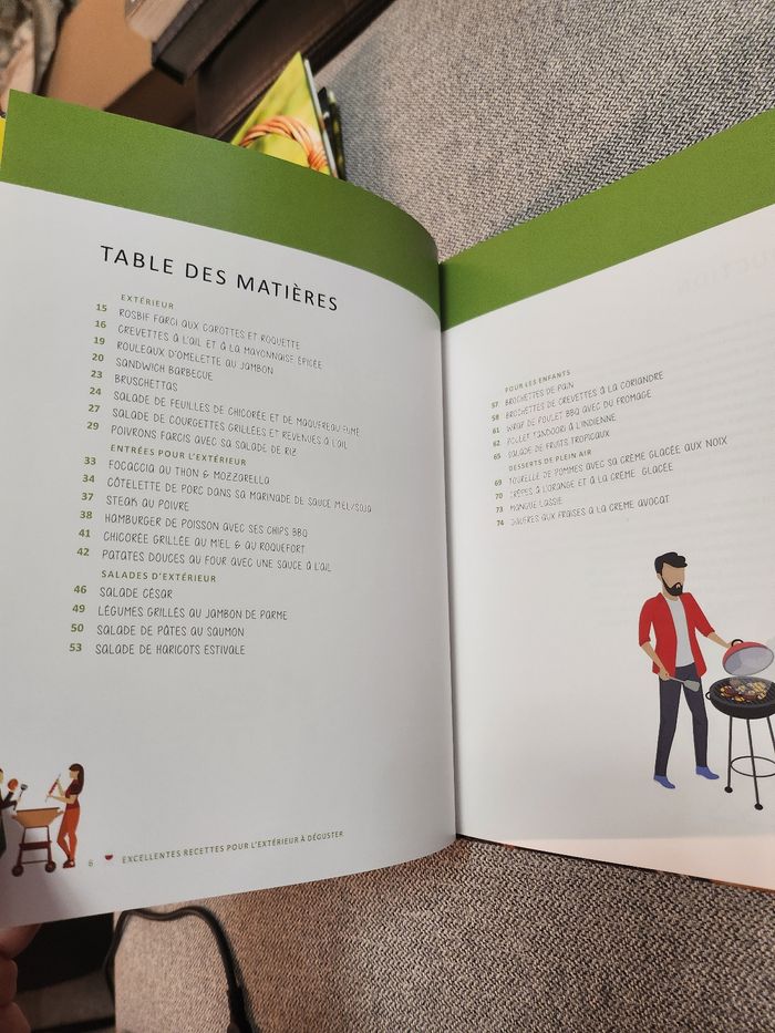 Lot 3 livres de 27 recettes pique-nique, plein air, exterieur - photo numéro 6
