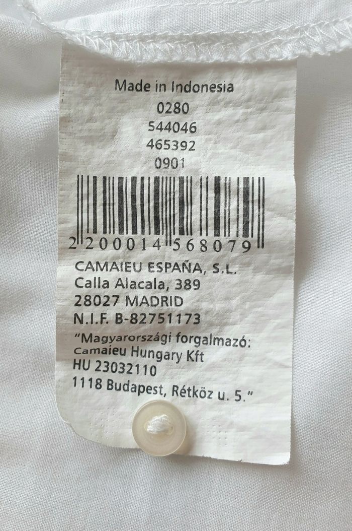 Chemisier blanc Camaïeu T.36 - photo numéro 6