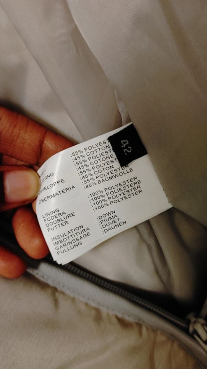 Manteau doudoune en pièce montée duvet 100 % - photo numéro 13