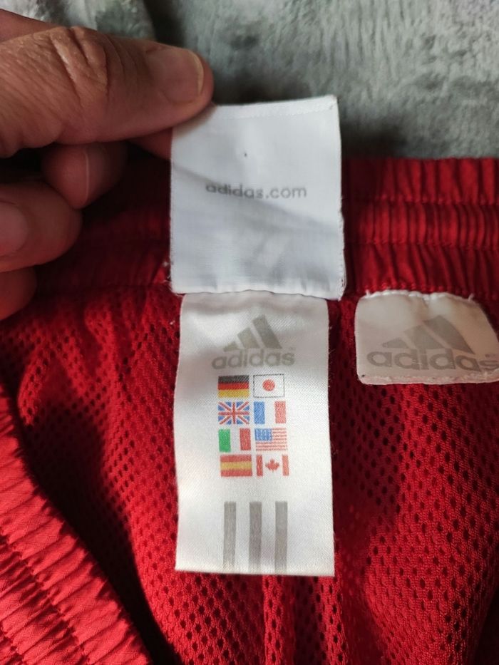 Jogging Adidas Homme  année 2000 Rouge et blanc - photo numéro 6