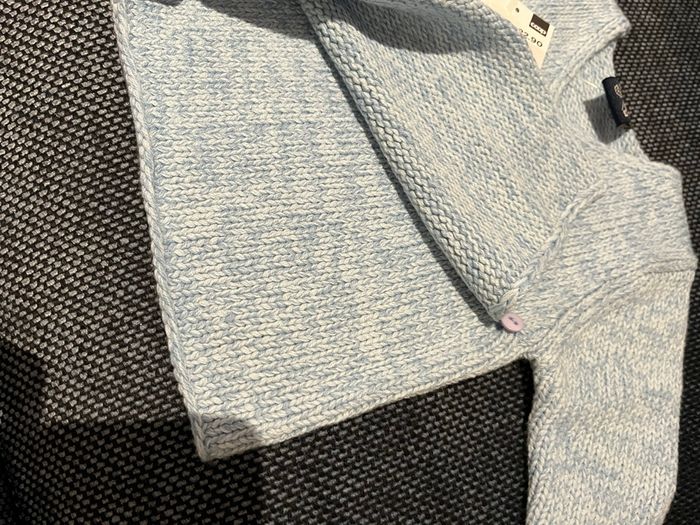 Gilet cardigan Texstar taille 1/3 mois neuf - photo numéro 3