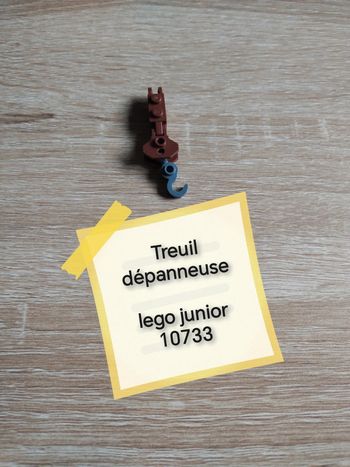 Lego treuil dépanneuse lego junior 10733