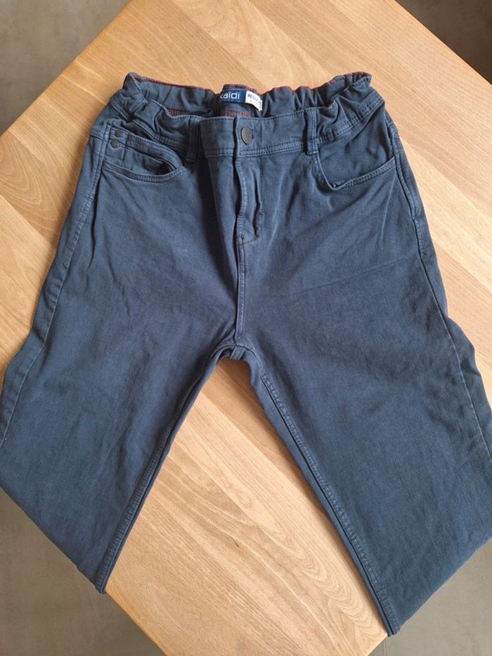 Lot 2 pantalon jean Okaïdi enfant garçons 14 ans - photo numéro 5