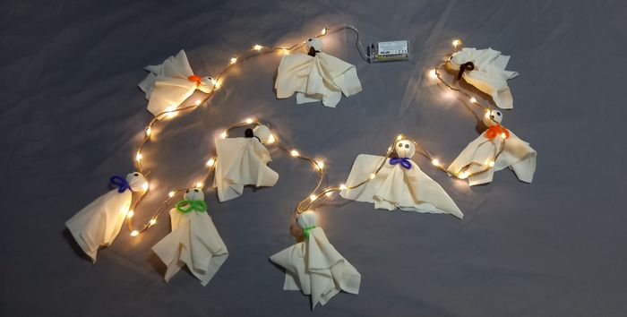 Guirlande halloween fantômes - photo numéro 2