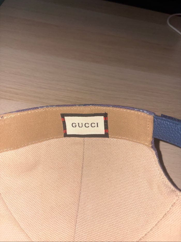 Casquette Gucci Dubai Bleue - photo numéro 3
