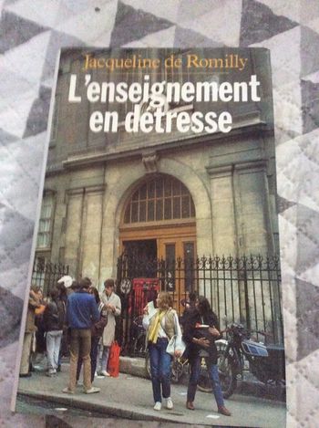 #l’enseignement en détresse Jacqueline de Romilly