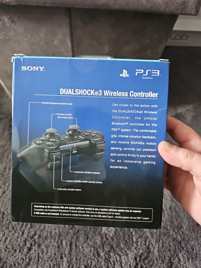 Manette PS3 officielle Sony DualShock 3 NEUVE jamais utilisée 🎮 - photo numéro 2
