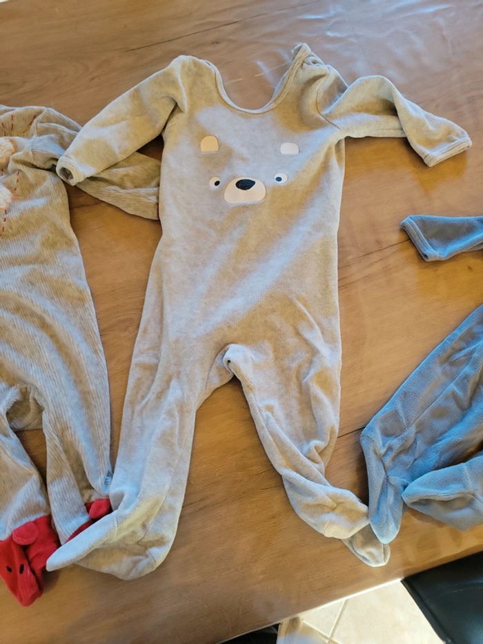 Lot de 3 pyjamas 12 mois - photo numéro 3