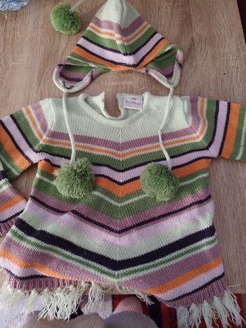 Pull multi coloré 18 mois
