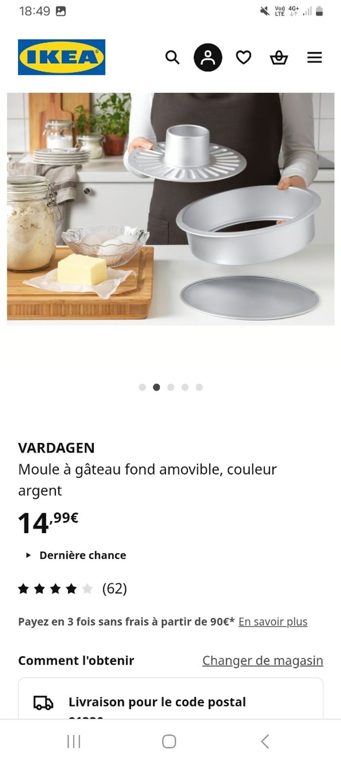 Moule à gâteau ikea - photo numéro 3