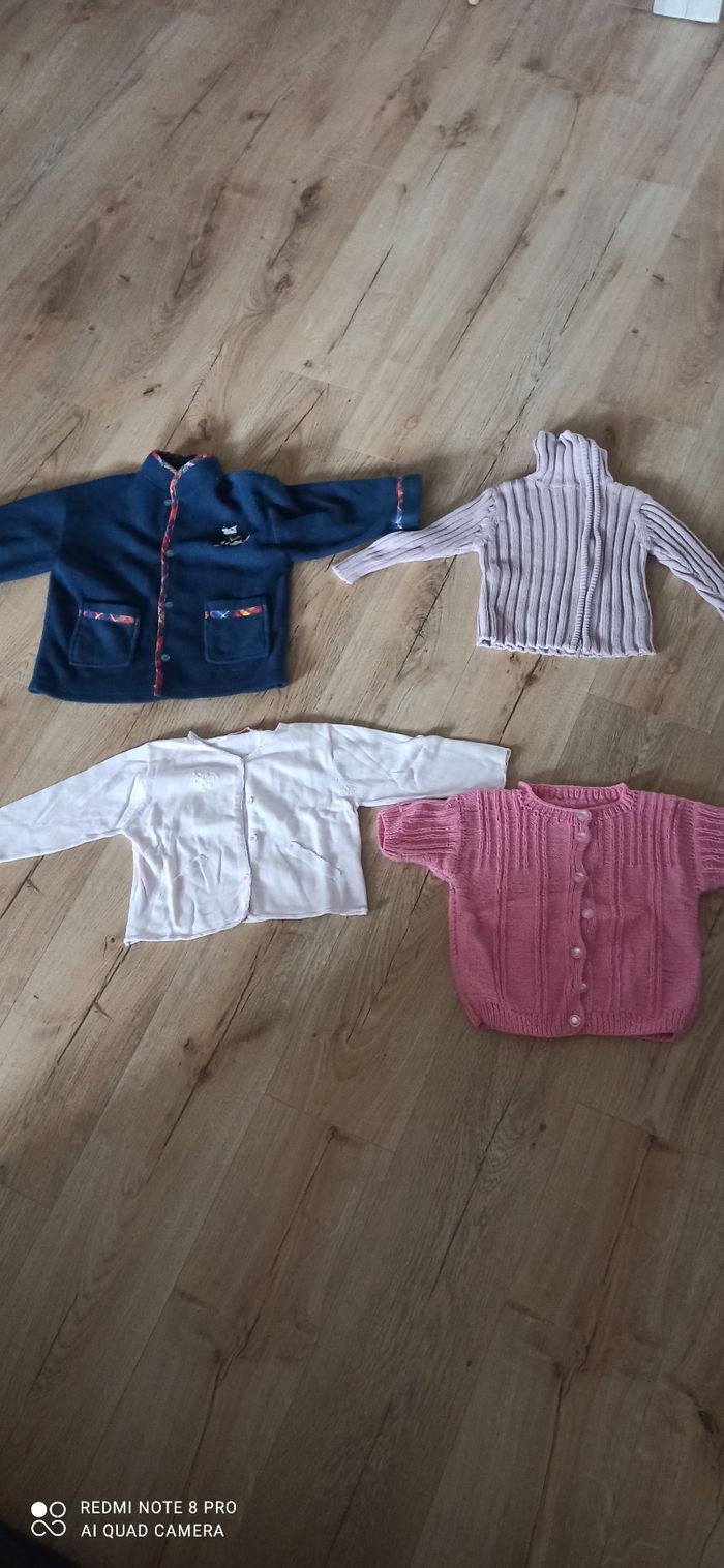 4 gilets 3 ans