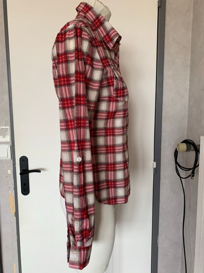 Chemise à carreaux rouge - photo numéro 10