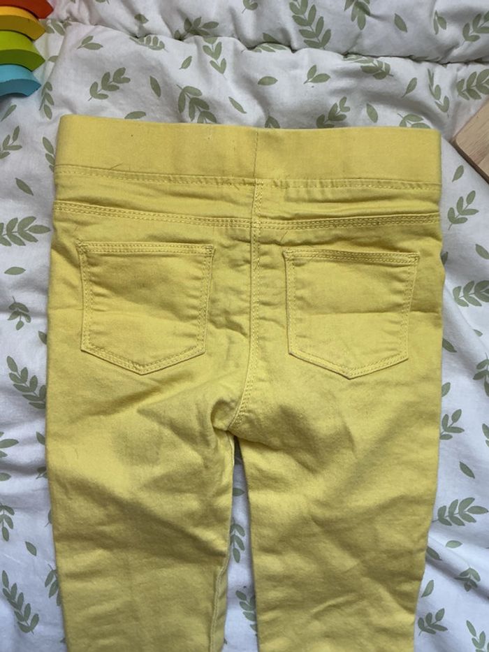 jegging slim jaune 24 mois boite à malices - photo numéro 6