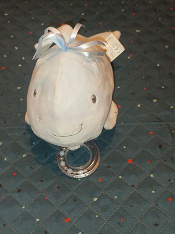 Peluche musicale baleine bleue