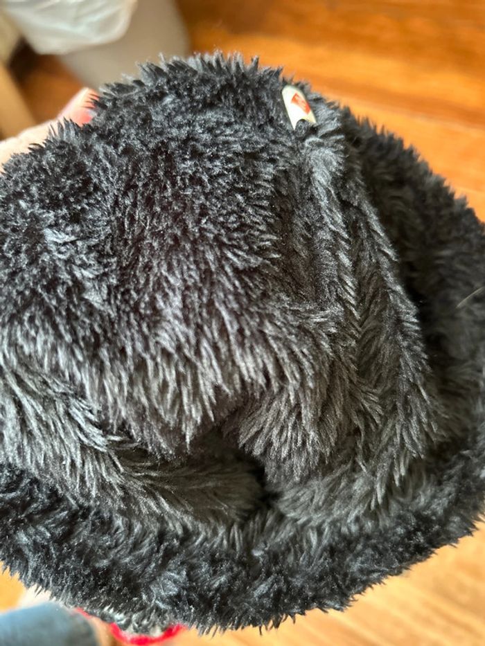 Bonnet Lee Cooper noir blanc rouge - photo numéro 3