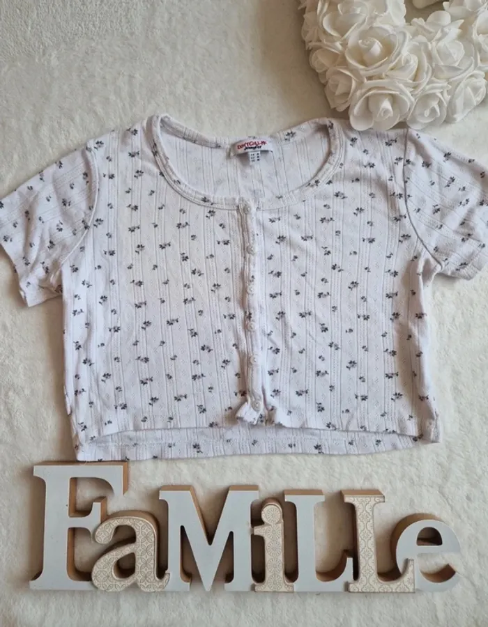 🪅 Haut Fleuri Croc top - Taille 38 - Jennyfer 🪅