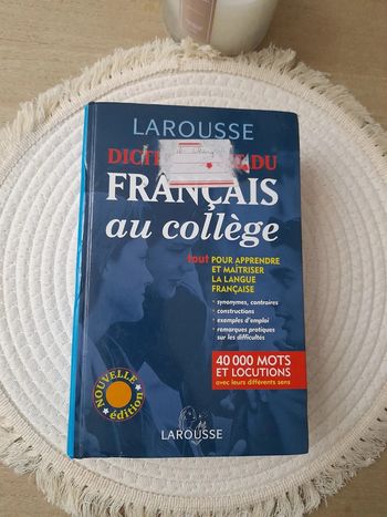Dictionnaire Français au collège