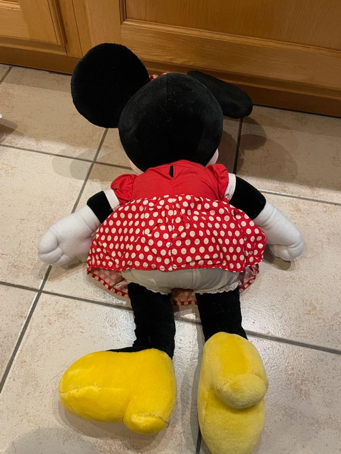 Grande peluche Minnie Mouse vintage (hauteur environ 60cm) - photo numéro 4