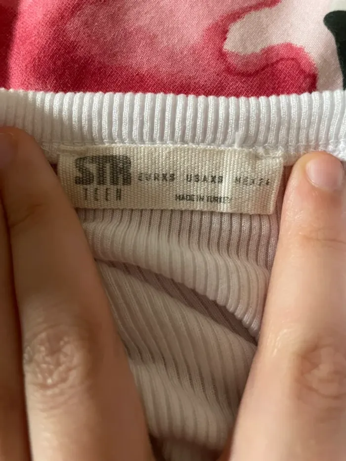 Haut débardeur blanc stradivarius - photo numéro 3