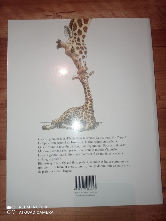 Livre album enfant, Comment les girafes disent-elles maman ?, École des loisirs - photo numéro 3