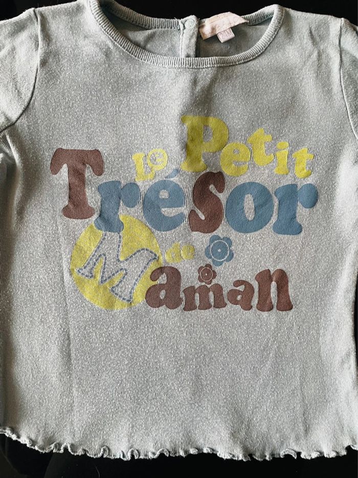 Tee shirt manche longue 24 mois - photo numéro 2