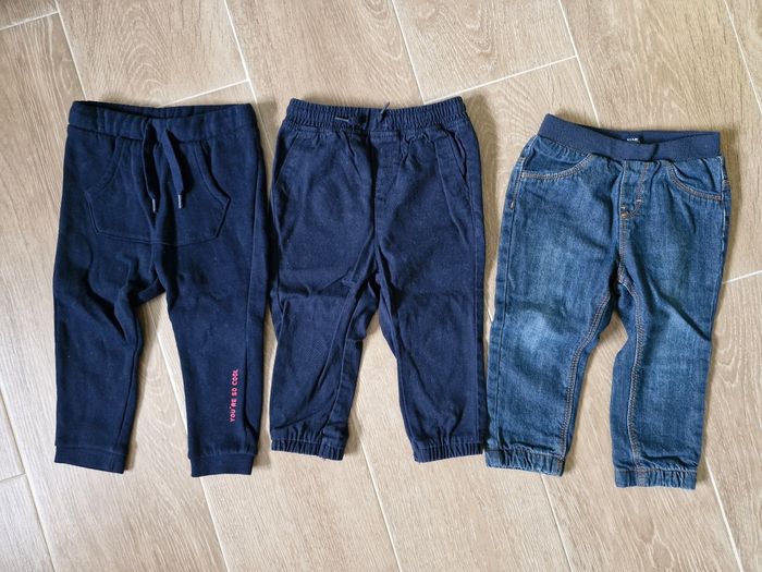 Lot de 3 pantalons Kiabi 18 mois - photo numéro 2