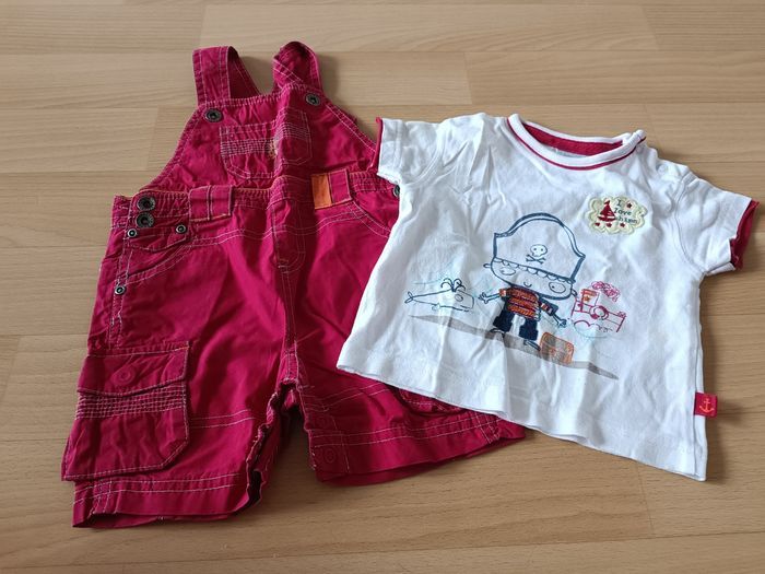 Ensemble salopette short